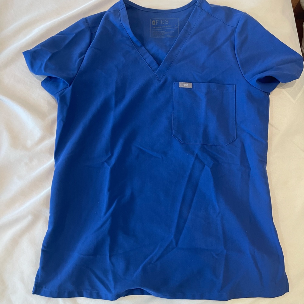 Figs blue top